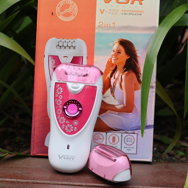 DEPILADORA VGR V-722 2 en 1