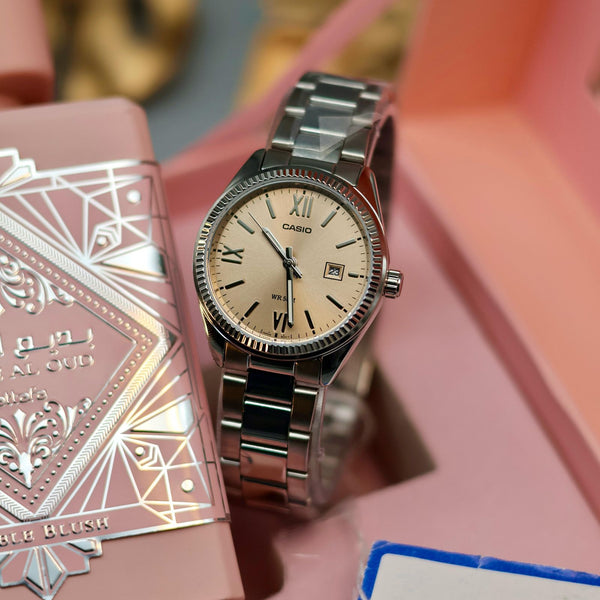 RELOJ CASIO ORIGINAL DAMA LTP-1302DD-4A2VDF