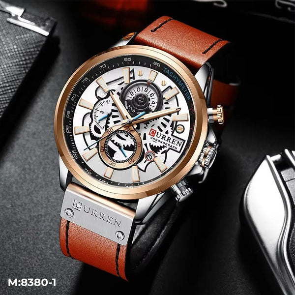 RELOJ CURREN CUERO M-8380-1