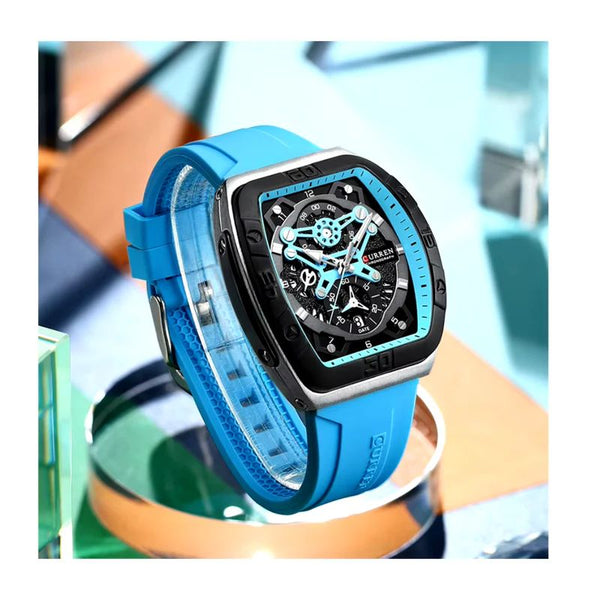RELOJ CURREN GOMA CELESTE M-8443-3