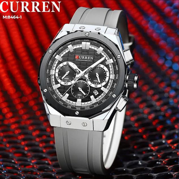 RELOJ CURREN GOMA GRIS M-8464-1
