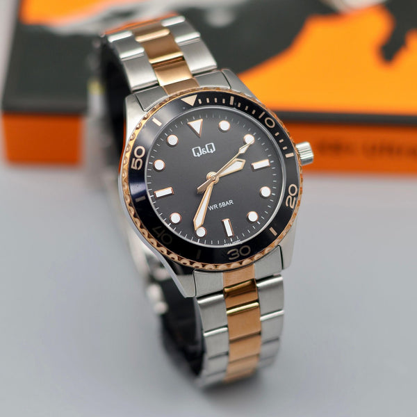 RELOJ Q&Q BICOLOR