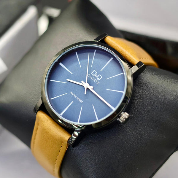 Q&Q CUERO CABALLERO TABLERO AZUL REF. CA06-J800Y
