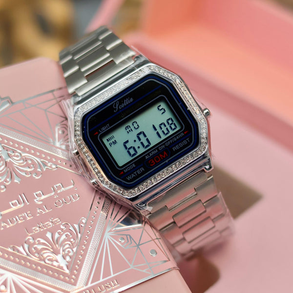 RELOJ SCOTTIE RETRO CON PIEDRAS