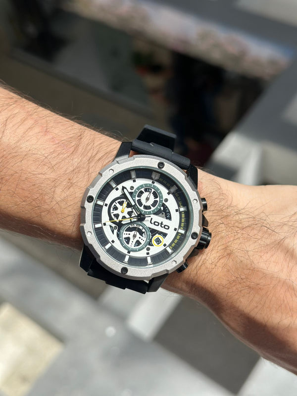 RELOJ LOTO ORIGINAL GOMA REF. 2418