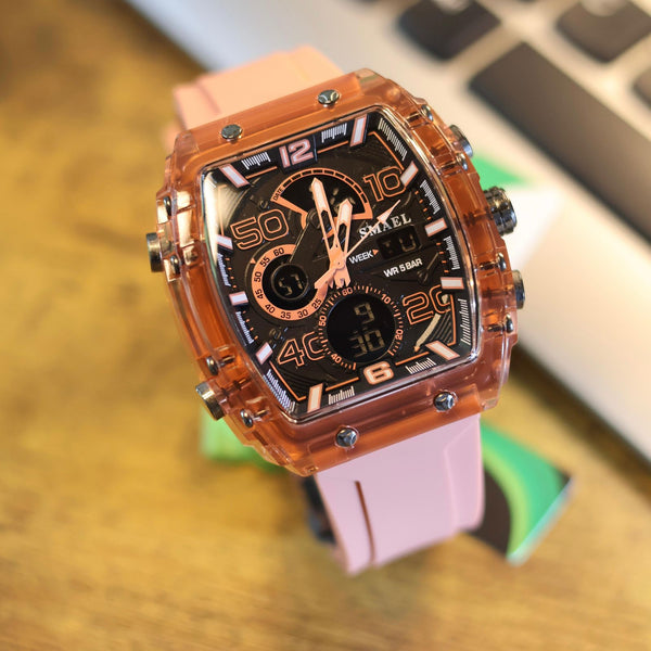RELOJ SMAEL DOBLE HORA REF. 8109